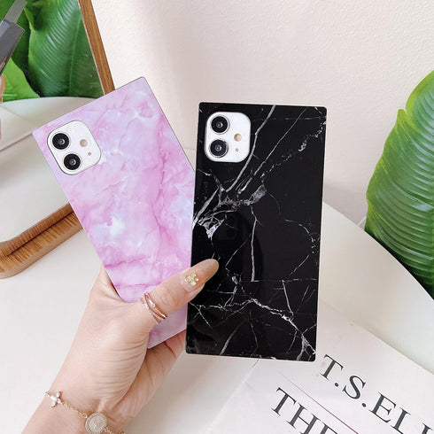 Cocomii - Rectangle Case Compatible with iPhone 12 Mini - Natural Marble, Timeless Pattern, Glossy, Women Girls Men, Protective Phone Case for iPh...