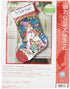 Dimensions Needlecrafts Counted Cross Stitch, Cute Carolers Stocking...