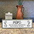Moms Are The People Who Know Us Best & Love Us The Most - Metal Wood Sign – Cute Rustic Wall Decor Art - Modern Home Décor - Farmhouse Decorations...