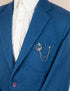 Knighthood Anchor With Wheel And Hanging Tassel Chain Collar Pin Brooch, Suit Stud, Shirt Studs, Lapel Pin Accessories for Men Women...