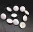 PEPPERLONELY 10PC White Lace Bridal Blouse Satin Round Buttons with Shank, 12.5mm...