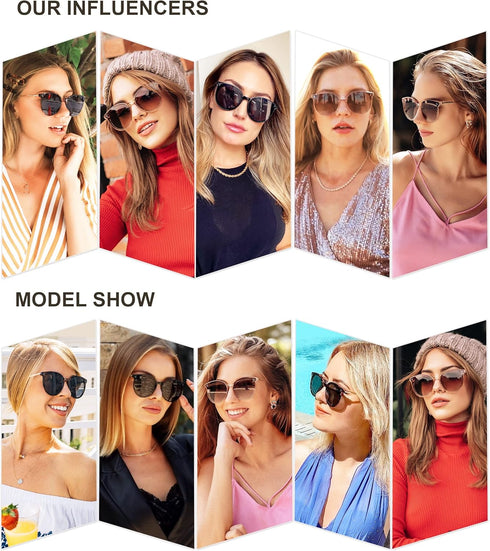 SOJOS Classic Round Sunglasses Womens Mens Trendy Oversized Shades Retro Vintage Sunnies...