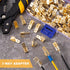 20 Pcs Piggyback Spade Connectors, 3 Way Adapter Dual Male to Single Female Unisulated Brass Quick Electrical Disconnect Connectors Piggyback Term...