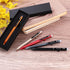 SMOOTHERPRO Erasable Bolt Action Pen Compatible with Pilot FriXion Refill Stainless Steel Pocket Clip Refillable Retractable Pen for Office School...