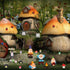 Jetec Gnomes Fairy Resin Statues Miniature Garden Accessories Mini Dwarf Figurine Fairy Miniature Ornament DIY Kit Micro Landscape Ornaments for O...