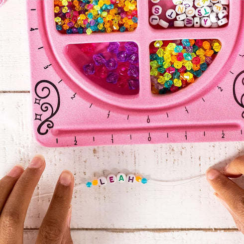 Just My Style My Very Own Jewelry Studio, Personalized Bracelet Making Kit With 1700+ Beads, Bead Kit Great for On-The-Go, Travel DIY Custom Acces...