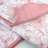 HonestBaby Light Weight Reversible Quilted Blanket, Sketchy Floral Pink, One Size...