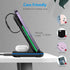 Wireless Charger, Criacr 3 in 1 Wireless Charging Station for Apple iPhone 15/14/13/12/11/Pro/Max/XS/XR/X/8/Plus, iWatch, AirPods 3/2/Pro,Travel C...