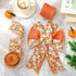 Orange Wired Edge Ribbon 20 Yards Tangerine Fabric Ribbon Little Cutie Craft Ribbon for Baby Shower Birthday Wreath Bow DIY Crafts, 2 Roll...