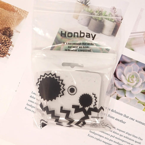 Honbay Fashion Marble Contact Lens Case Portable Contact Lens Box Kit with Mirror (Square) (Rose Gold)...