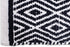 Ramanta Home 100% Cotton Diamond Rug 21x34 Hand Woven Reversible Washable Rug - Black,Farmhouse Bathroom Rugs,Entry Rugs,Rugs for Living Room, Kit...