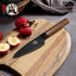 MITSUMOTO SAKARI 4.5 inch Japanese Paring Knife, Professional Black Titanium Coated Small Fruit Knife, Super-Sharp German Premium Alloy Steel Pett...