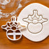 Set of 3 Vertebrae cookie cutters (Designs: Cervical, Lumbar, Thoracic Vertebra), 3 pieces - Bakerlogy...