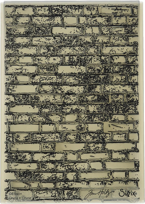 Sizzix 3-D Texture Fades Embossing Folder, Multicolor...