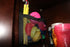 Cabinet Lid Organizer - Red Mesh - Holds 20 Lids - Easy Install Velcro...