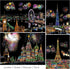 MIASTAR Scratch & Sketch Art for Kids & Adults, Rainbow Painting Night View Scratchboard(A4), Art & Craft, 4 Sheets Scratch Cards & Drawing Pen, C...