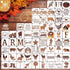 65 Pieces Farm Animal Stencils for Painting, Small Reusable Farmhouse Stencil Template DIY Craft Paint Stencils for Painting on Wood Wall Card Roc...