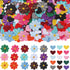 Xinnun 120 Pcs Iron on Patches, Cute Daisy Flower Heart Patch Small Embroidery Applique Patches Colorful Sew for Clothes Jeans Jackets Bags DIY(Fl...