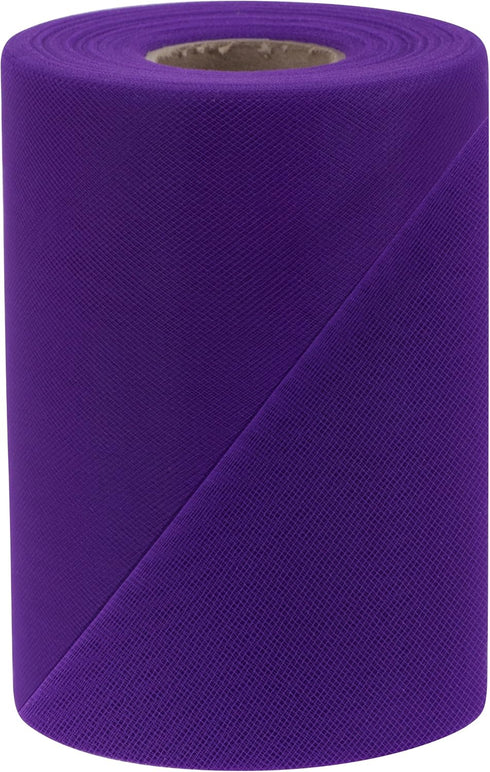 Falk Fabrics Tulle Spool, 6-Inch by 100-Yard, Purple...