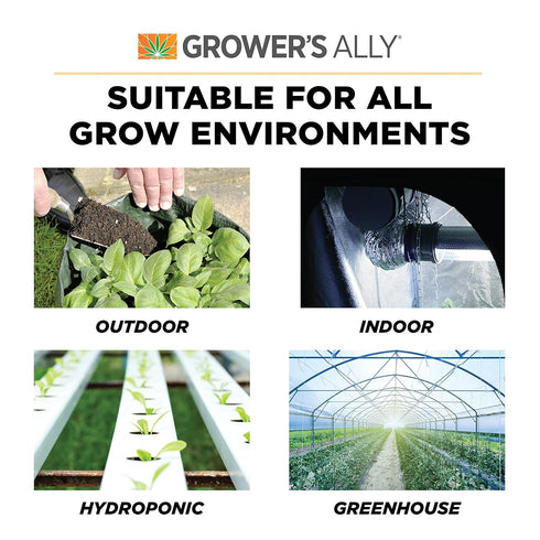 Grower's Ally Fungicide for Plants Concentrate 8 oz | Plant Fungicide Treatment Control for Powdery Mildew, Fungus and More - Trusted by Cultivato...