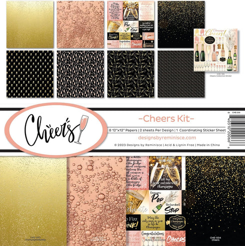 Reminisce Cheers Scrapbook Collection kit, White...
