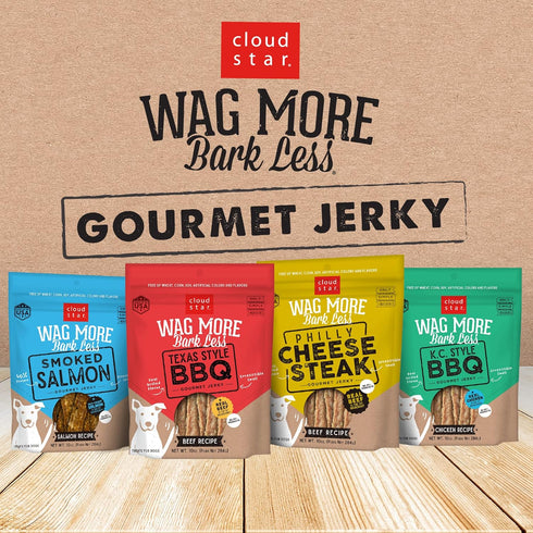 Cloud Star Wag More Bark Less Jerky: Philly Cheesesteak Beef - 10 oz....