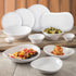 Carlisle FoodService Products Stadia Reusable Plastic Plate Pasta Plate for Home and Restaurant, Melamine, 9.5 Inches, White...