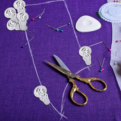 WILLBOND 200 Pieces Embroidery Needle Threader Stitch Insertion Hand Machine Sewing Tool Sizes 45 mm Aluminum Needle Threader Silver Tone Wire Loo...