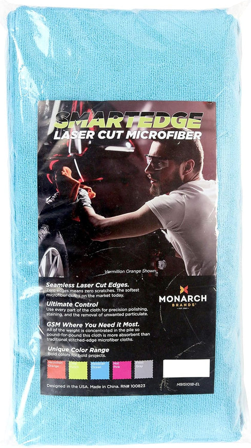 Arkwright SmartEdge Microfiber Cleaning Cloths - (Pack of 12) Thick Edge Less Dish Drying Towel for Car, Polishing, Washing, and Auto Detailing, 1...