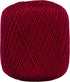 Coats Crochet Aunt Lydia's Crochet, Cotton Classic Size 10, Burgundy (154-492)...