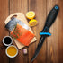 FLISSA Fish Fillet Knife, 5" Fishing Knife & Bait Knife with Protective Sheath, Non-Slip Handle, Belt Clip and Razor Sharp 8Cr13MoV Stainless-Stee...