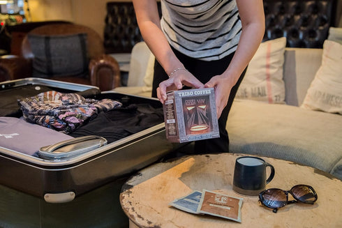 Tribo Coffee Single-Serve Portable Pour Over Drip Coffee - Papua New Guinea - 10 Servings (Medium-Dark Roast)...