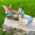 Mood Lab Fairy Garden - Unicorn Rainbow Set of 2 pcs - Miniature Figurines & Accessories Kit...