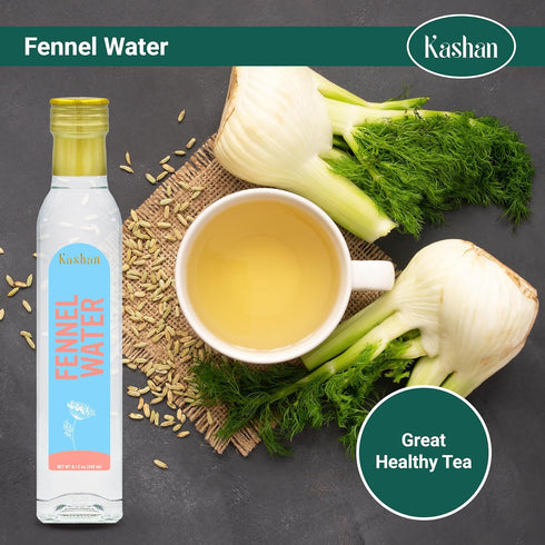 Kashan Natural Fennel Water, Flavour Frappes, Add to Cocktails, Smoothies, Milkshakes and Coffee -Food Grade Baking, Food Flavoring, Beneficial Fo...