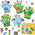 WATINC Animals Felt Story Finger Puppets - 5Pcs DTY Animal Storytelling Hand Puppet Felt Education Gift, Farm Insect Zoo Ocean Polar Animal Storyt...