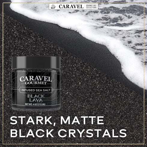 Pacific Sea Salts 2-pack - Hawaiian Alaea Red & Black Lava - Infused With Baked Red Alaea Clay & Activated Charcoal - Flavorful, Mineral-Rich - Ko...