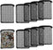 10Pcs Media Bags for Aquarium Fine Mesh Bag Aquarium Filter Media Bags with Plastic Zipper Suitable for Activated Carbon, Filter Stones, Ceramic R...