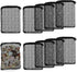 10Pcs Media Bags for Aquarium Fine Mesh Bag Aquarium Filter Media Bags with Plastic Zipper Suitable for Activated Carbon, Filter Stones, Ceramic R...