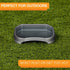 Neater Pet Brands Big Bowl - Extra Large Bowl for Cats or Small Dogs - Large Surface Area (8 Cups Capacity, Gunmetal Grey)...