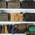 Storage Tool Case, 13.8 x 7.8 x 7.8 Inches, Rectangular Waxed Canvas Fabric Collapsible Tool Bag with Handles for Tools,Wrench Set,Screwdrivers (B...