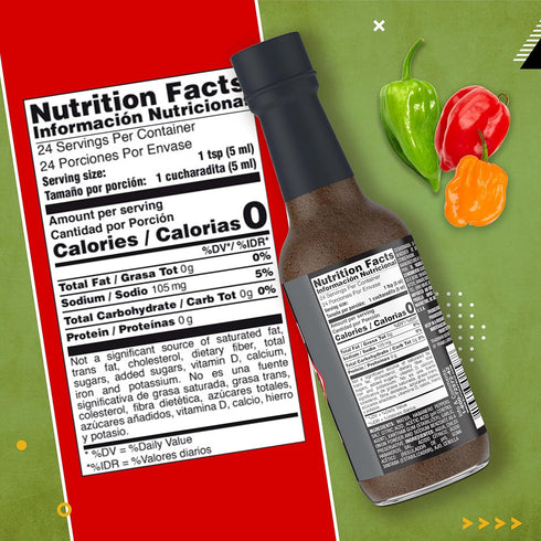 El Yucateco Black Label Reserve Habanero Sauce, 4 oz., 6 Pack, 5,000 Average Scoville Units, Gluten Free, Sugar Free...
