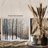 Posterizer 1 pcs-snowy jungle in winter in oil painting style-7-Landscape & Nature Art-Living Room Bedroom Decor- unframed wall art...