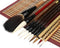 10Pcs Chinese Calligraphy Brushes Set, Painting Writing Watercolor Brushes, Kanji Japanese Sumi Drawing Brushes with Roll-up Bamboo Holder...