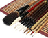 10Pcs Chinese Calligraphy Brushes Set, Painting Writing Watercolor Brushes, Kanji Japanese Sumi Drawing Brushes with Roll-up Bamboo Holder...