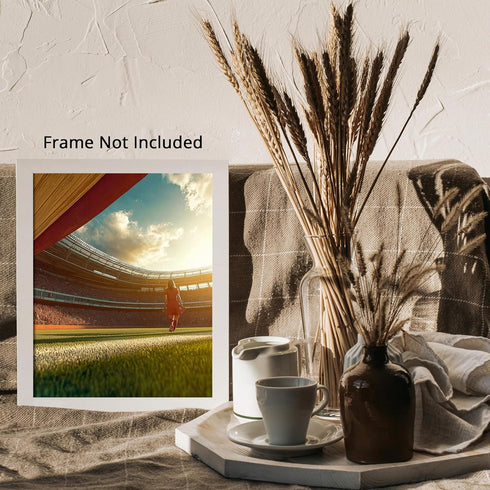 Posterizer 1 pcs-Poster of a packed stadium under a beautiful sunset 3-Sports & Hobby Art Gifts for sports fans Decor for Home & Office- unframed ...