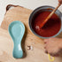 Now Designs Curved Stoneware Spoon Rest Eggshell Blue, 3.5x7.75 in...