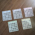 Yuanhe Jumbo Bingo Game Cards -50Pack Easy Read Bingo Set Bingo Paper Game Cards for Bingo Kids Party Card Games, School Classroom Family Gatherin...