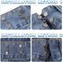 Qianyu 4 Set Pant Waist Tightener Adjustable Waist Buckle Set Extra Replacement Button for Loose Jeans to Make Tighter Button Adjuster for Pants J...