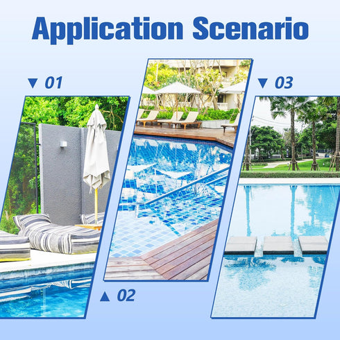 10 Pack Tail Scrubber Replacement for Polaris 280 360 180 380 480 3900 Pool Cleaner Parts, Sweep Hose Scrubber...