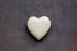 Creative Co-Op Soapstone Heart Decoration Engraved Love,White...